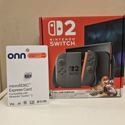 *BRAND NEW Nintendo SWITCH 2 (Mario Kart Bundle) w/ extra MEMORY!*