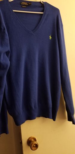 Pre owned Men Royal blue Polo sweater Xlarge