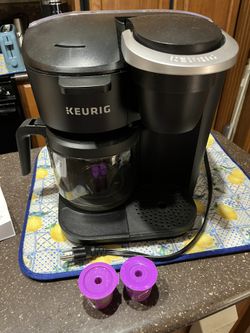 Keurig Coffee Pot And Single Cup