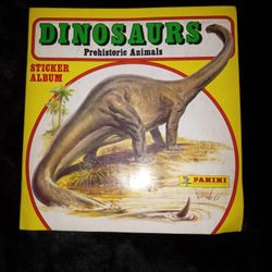 Dinosaurs Sticker Album 1989 Pinini COMPLETE. 