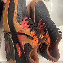 Nike air max Halloween pumpkin 2014 glow green