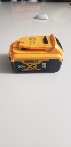 New Dewalt 20 V. XR . 5 AH. Battery.