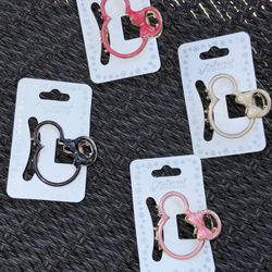 Small Mickey Shape Metal Hair Clips ($1each)