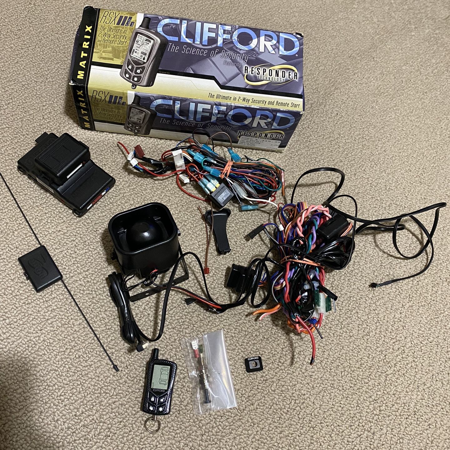 Clifford RSX 3.5 2-way Security and Remote Start For Car for Sale