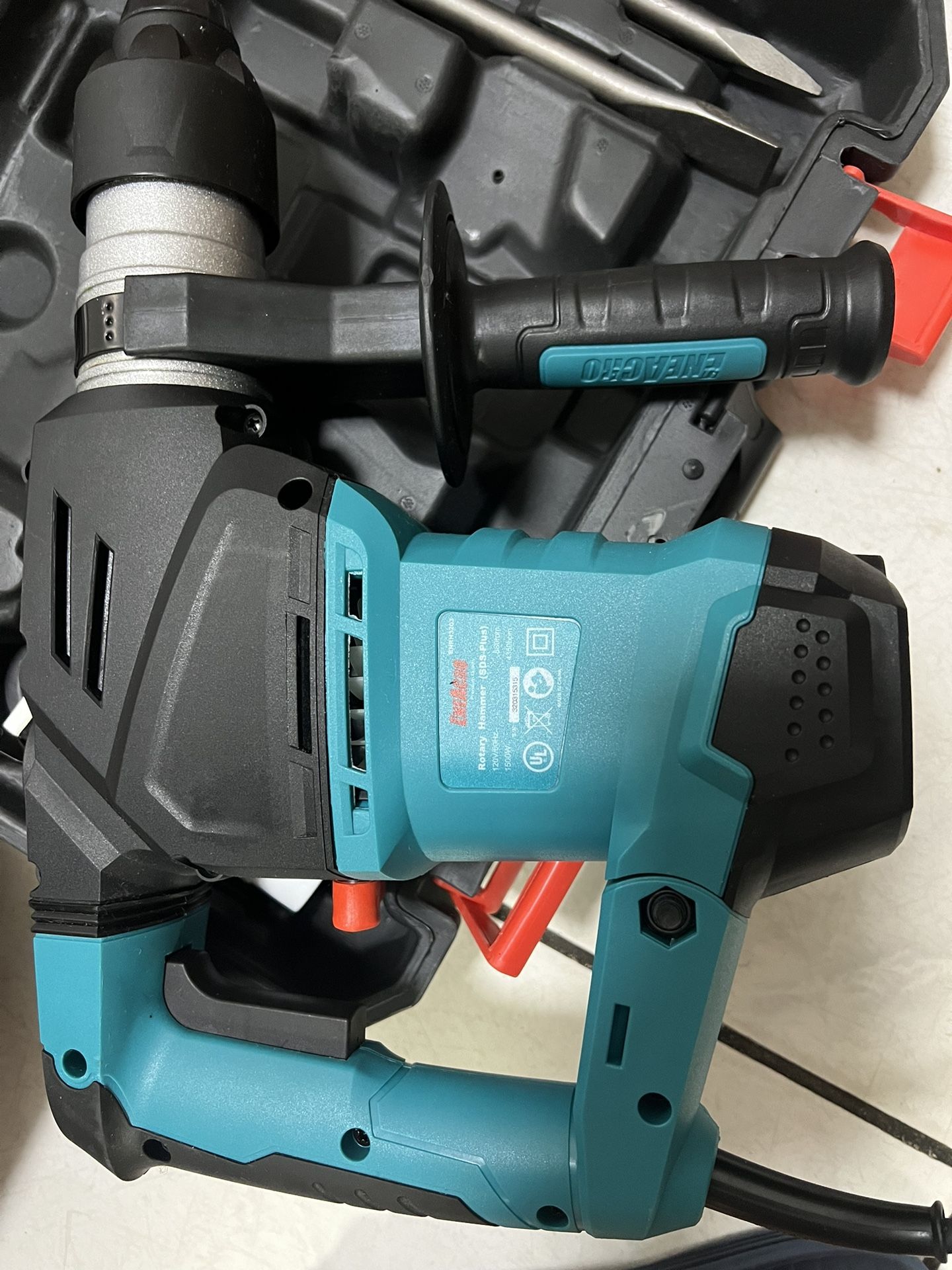 ENEACRO 1-1/4 Inch SDS-Plus Amp Heavy Duty Rotary Hammer