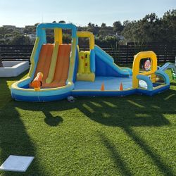  Blow Up Water Slide Play Structure 