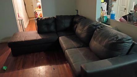 Black sectional