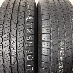 2 Tires 265 70 17 Goodyear Wrangler Sr-a High Tread
