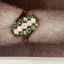 Diamond - Emerald  18K