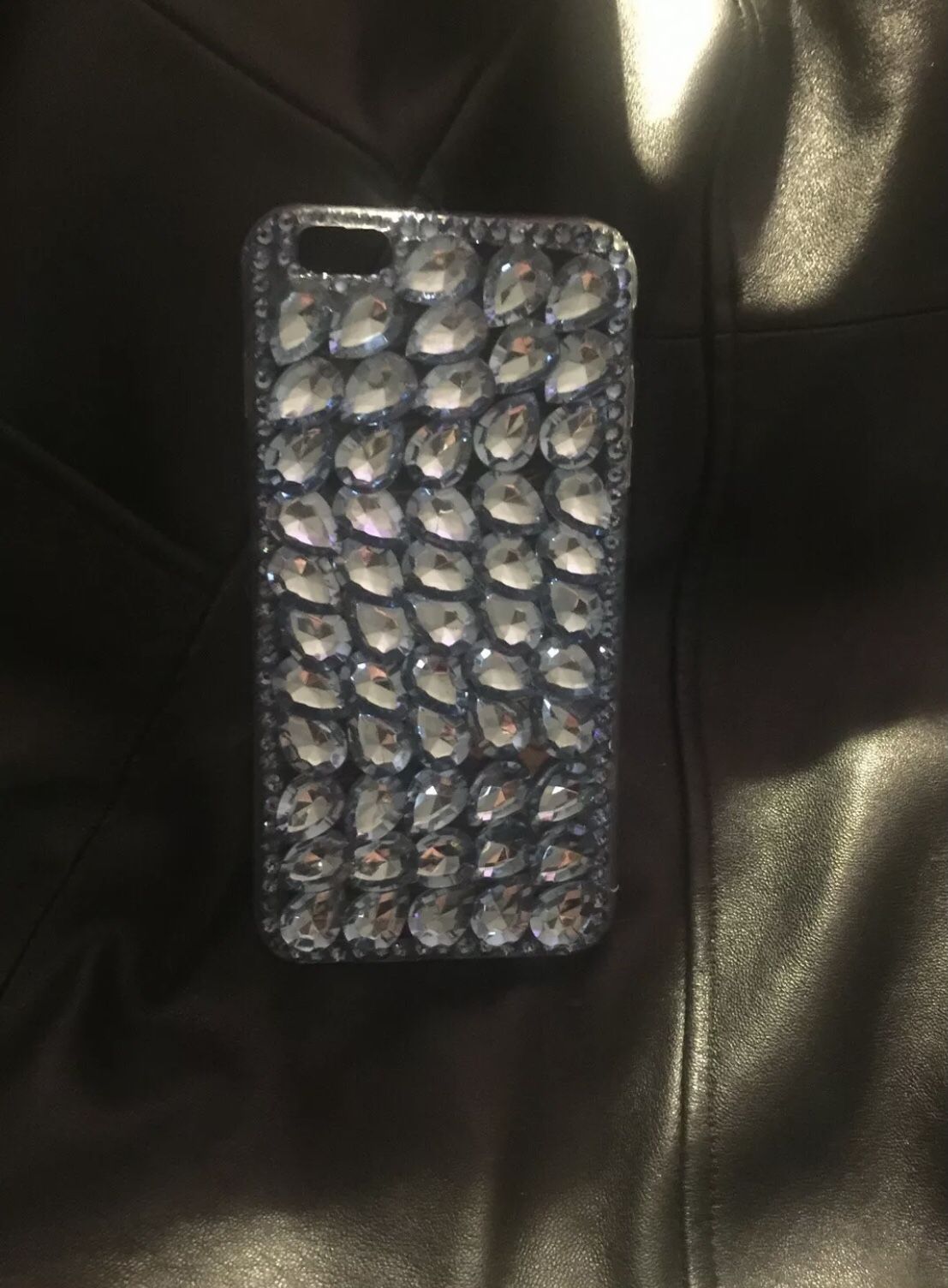 iPhone 7 Plus Tear Drop Rhinestone Back Case 