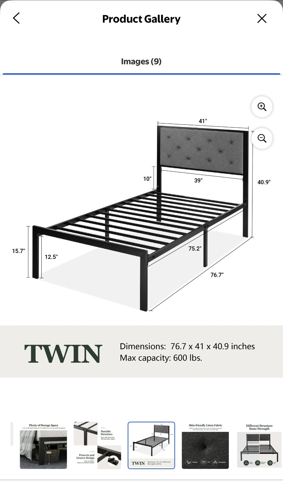 Twin Bed frame
