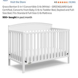 Baby Crib & Mattress 