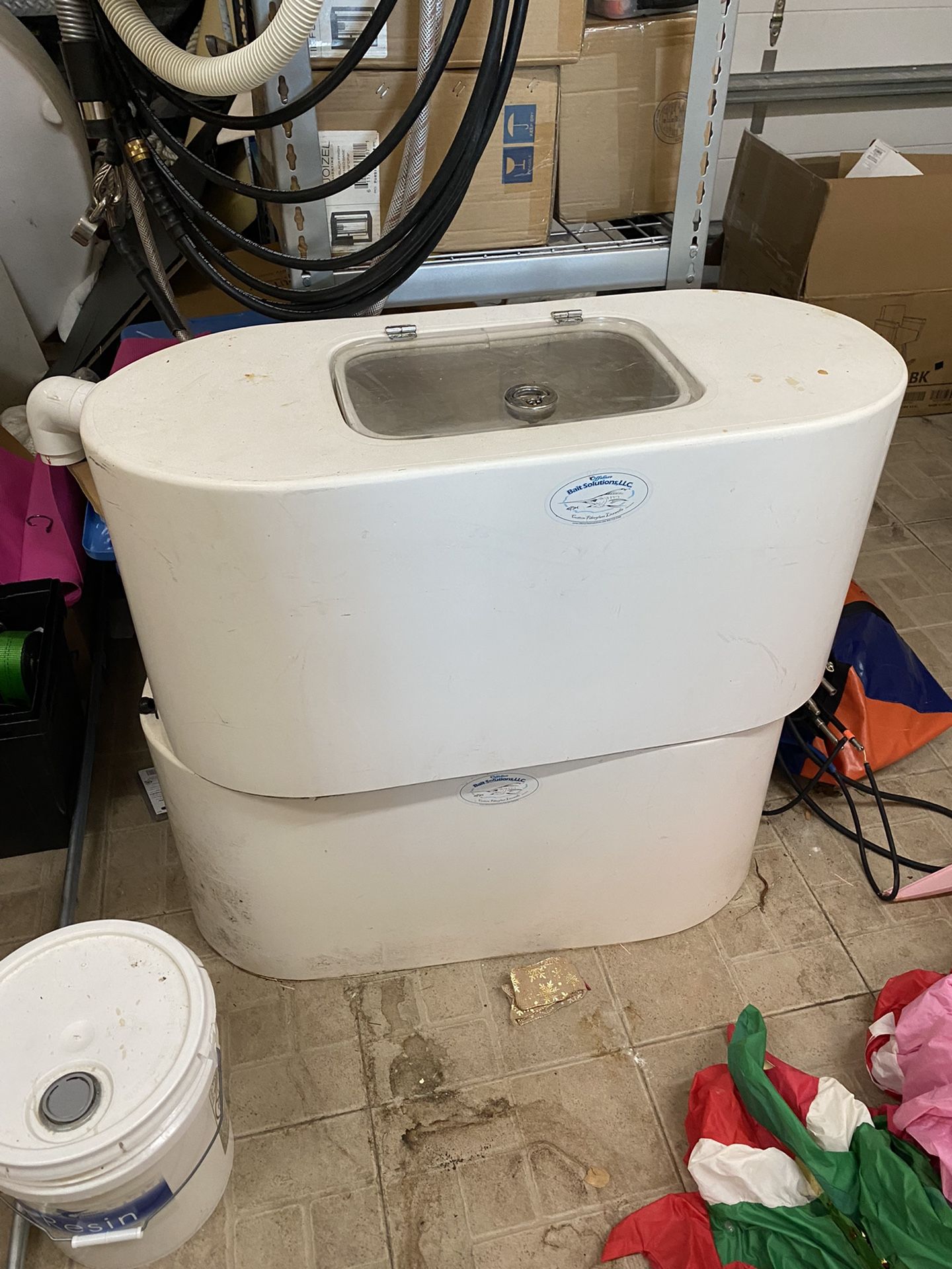 2 -55 Gallon Offshore Bait solution Live Wells