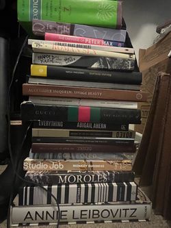 Large Lot of Art Design Fashion Books Photography