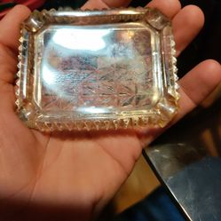 Vintage Glass Ashtray