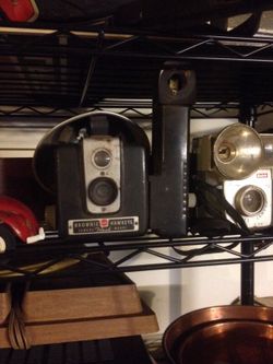 Old Kodak and brownie camera