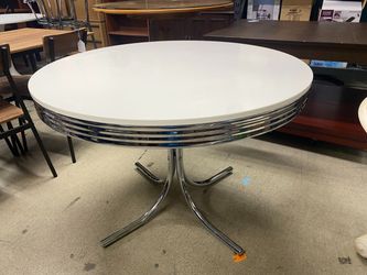 COASTER Retro Diner Style Round Dining Table