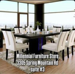 Modern Dining Table Set with 4 Chairs