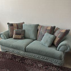 Sea Blue-Green Couch