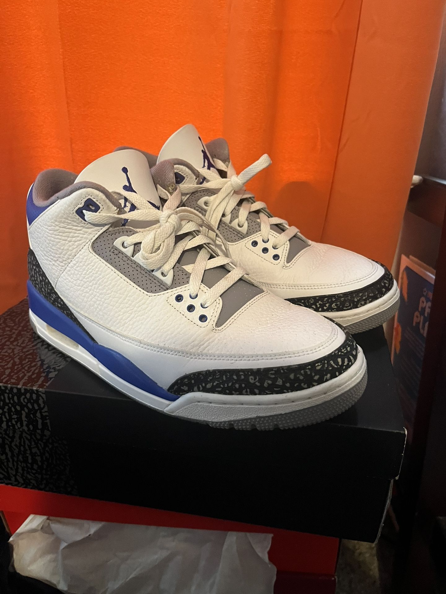 Jordan Racer Blue And Cardinal Red Men