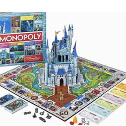 Disney Parks Pop Up 3D Monopoly, New In Box