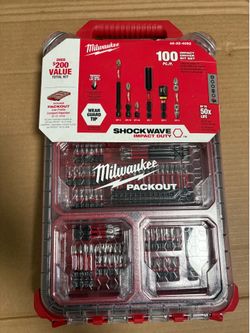 Milwaukee Impact Driver Bit Set 100pcs  Brand New