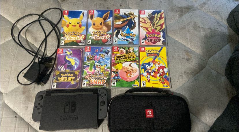 NINTENDO SWITCH BUNDLE TESTED AND WORKING