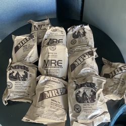 MRE’s Meals Ready To Eat