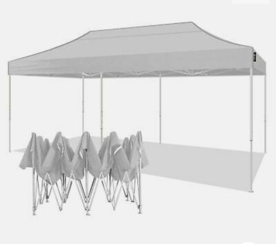 10x15 Pop Up Canopy Tent Portable Heavy Duty Instant Canopies