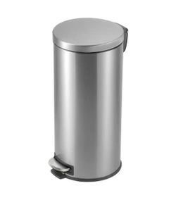 StyleWell 8 Gal. Stainless Steel Round Step-On Trash Can