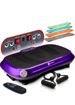 Lifepro Waver Low Impact Vibration Plate for Home Gym, up to 330 lb, Purple