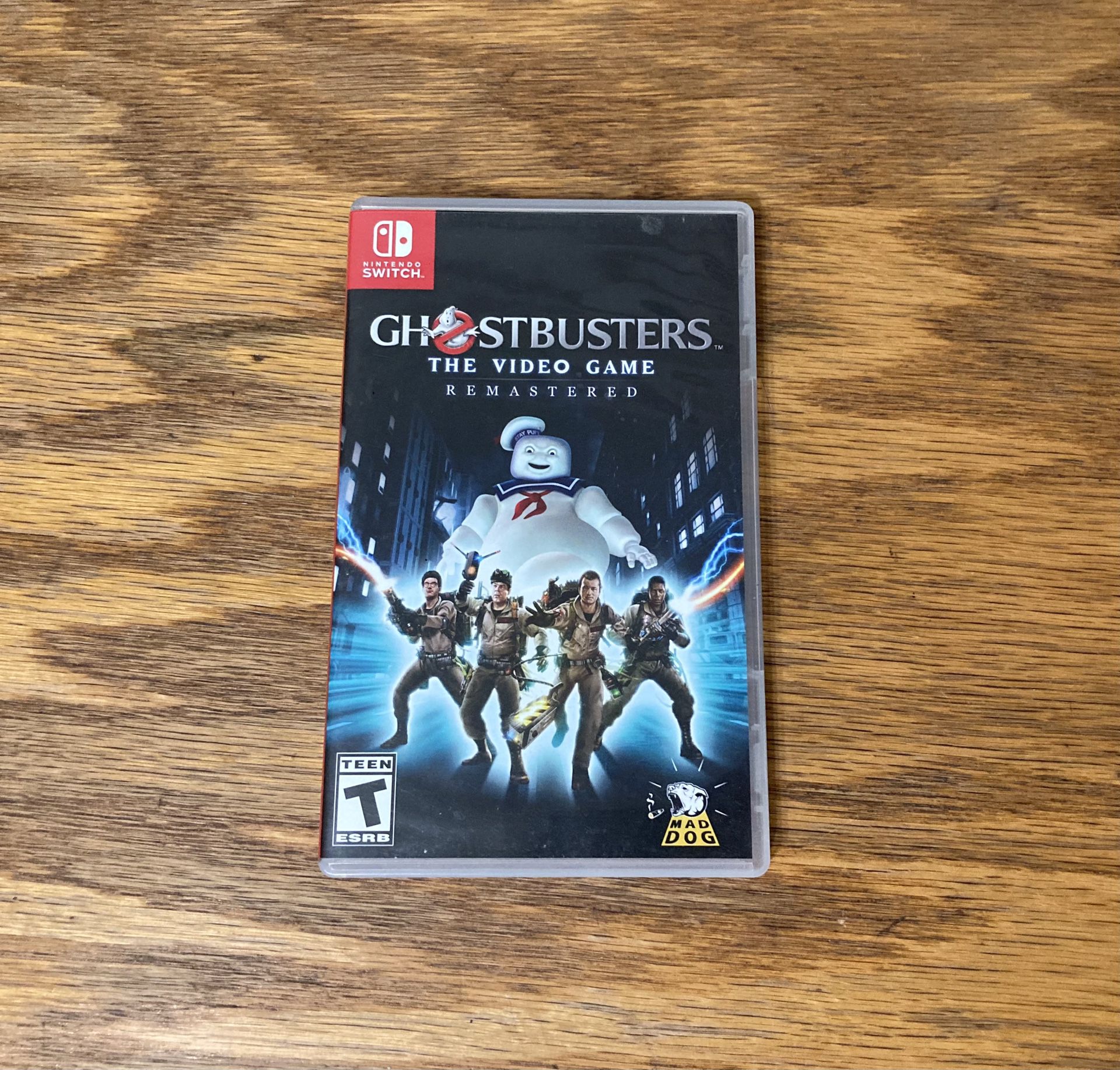 Ghostbusters Remastered for Nintendo Switch video game console system or Lite Complete excellent condition ghost busters