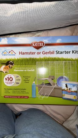 Hamster cage starter kit