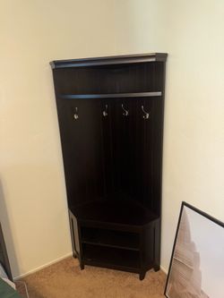Corner Coat Rack