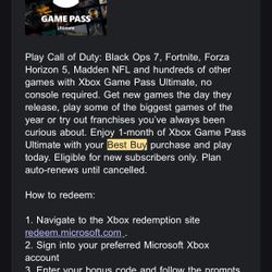 Xbox Game Pass Ultimate 