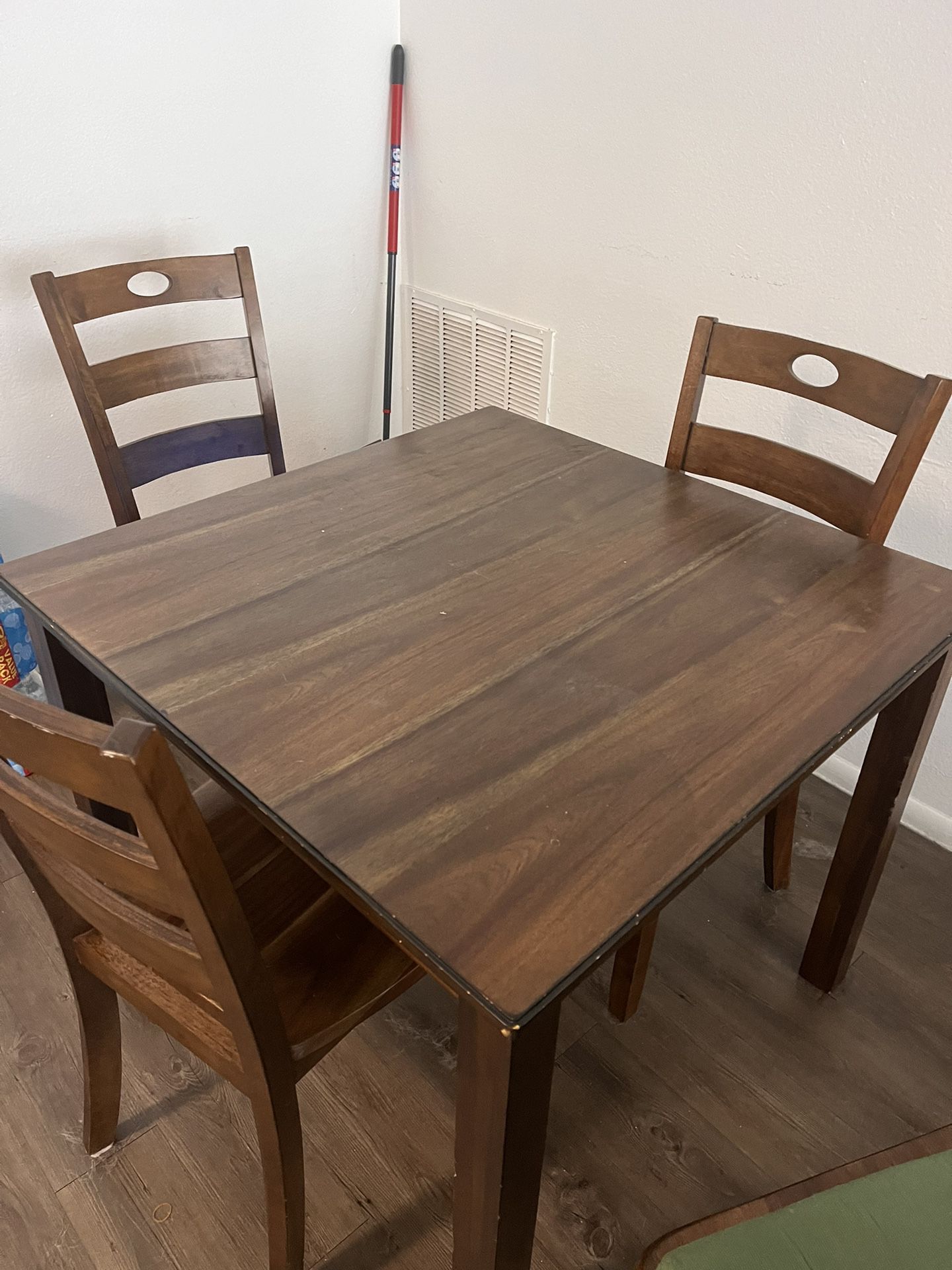 Dinette Table And Four (4) Chairs 