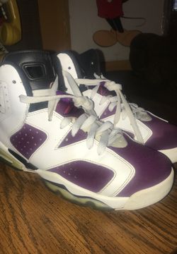 Jordan 6s retro grape (SIZE 7)