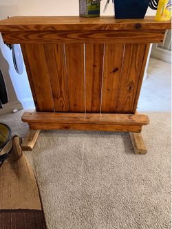 Wooden bar