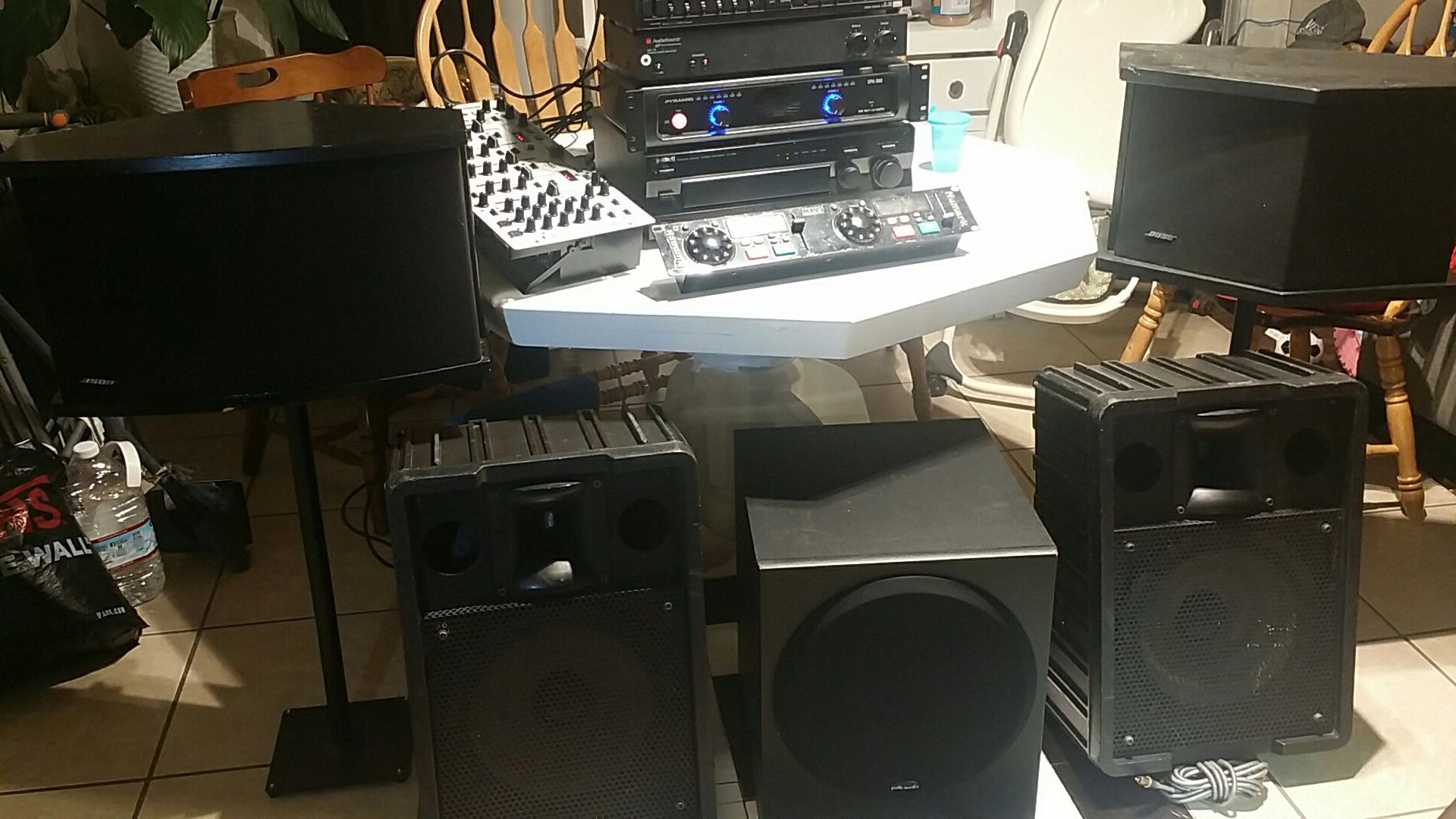 Audio Speaker, amp Set