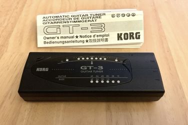 Vintage Korg GT-3 Automatic Tuner for Guitar/Bass