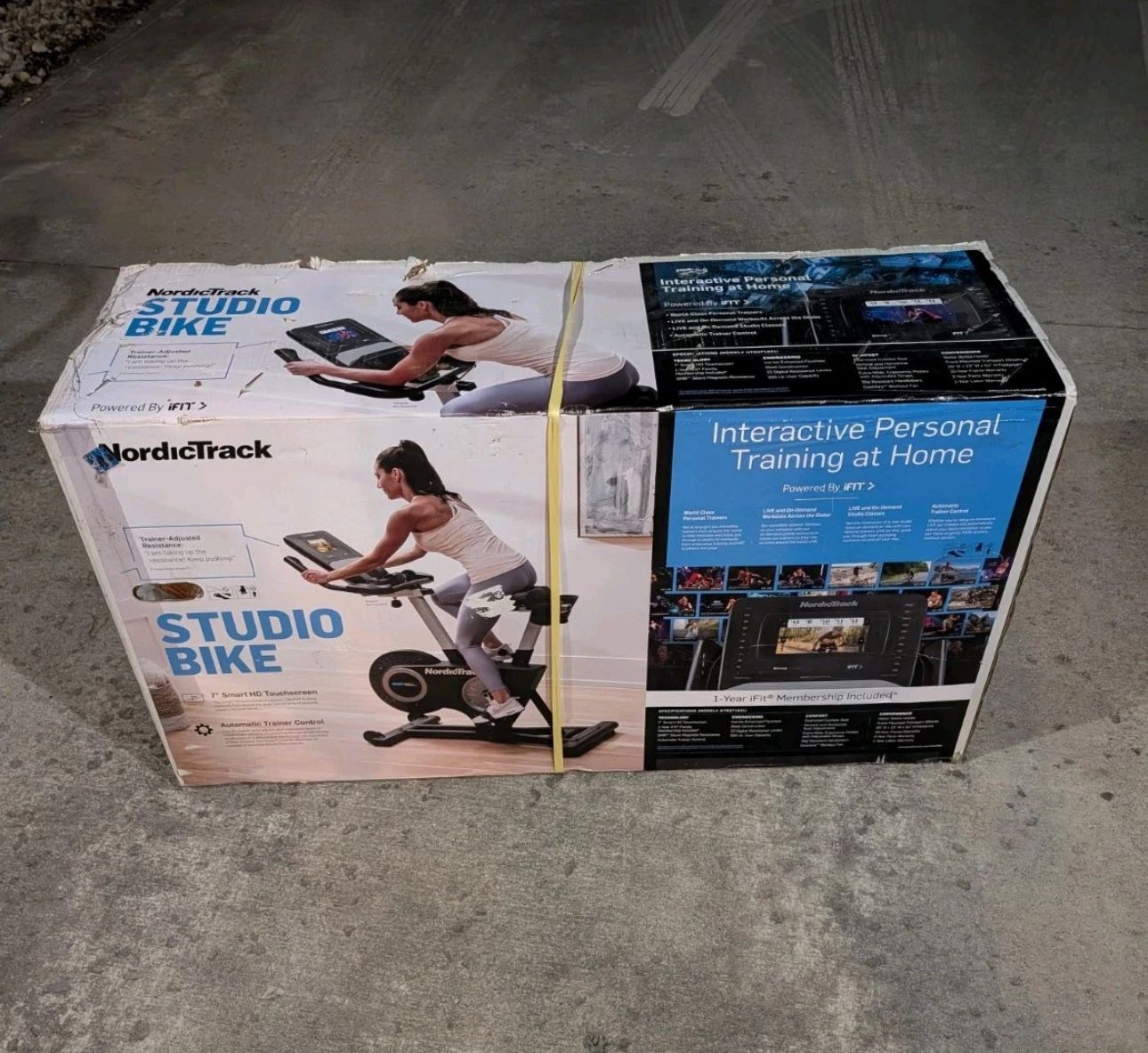 NEW NordicTrack NTEX71021 Studio Bike with 7 inch Smart HD Touchscreen