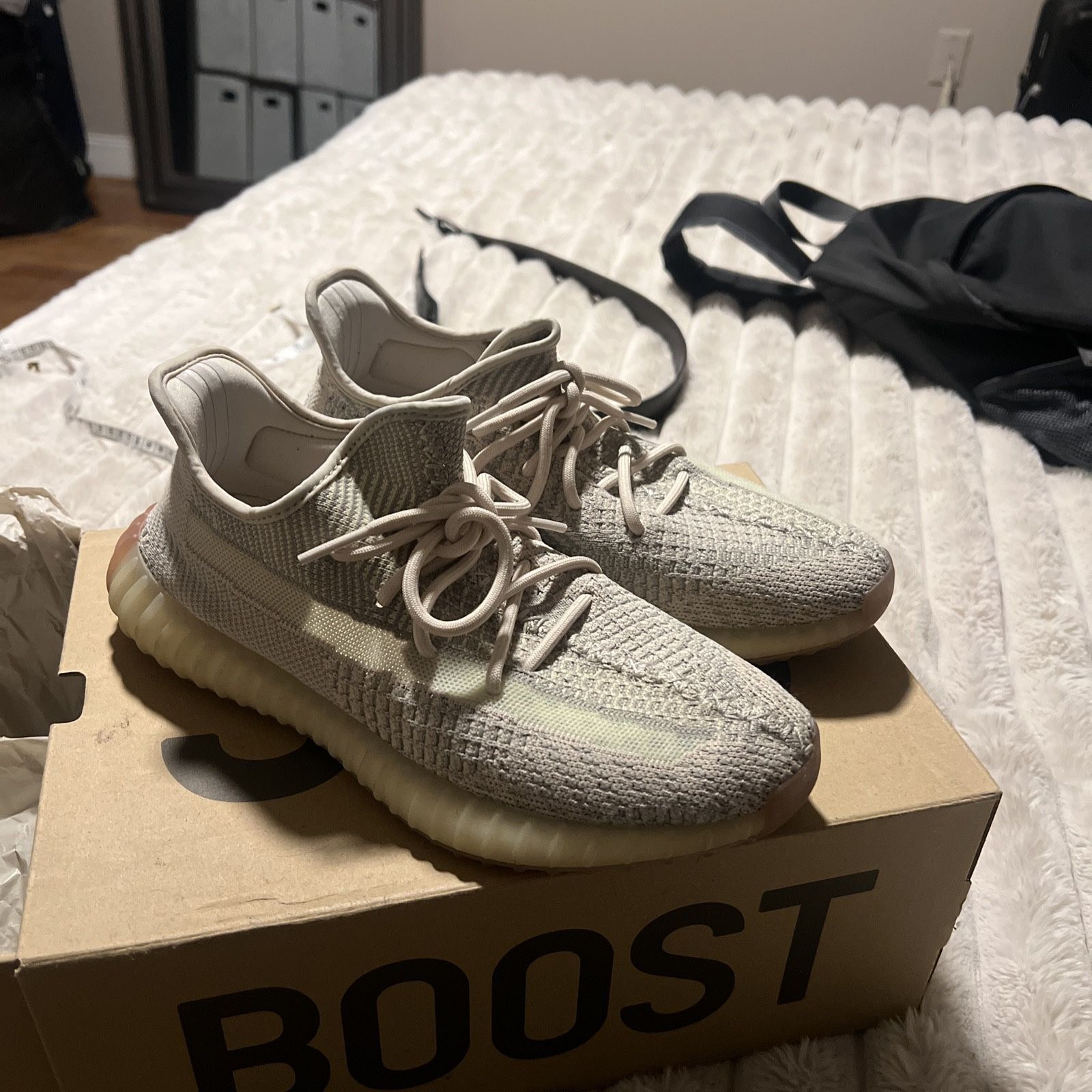 Size 9 - Yeezy Boost 350 V2 Citrin Non-Reflective