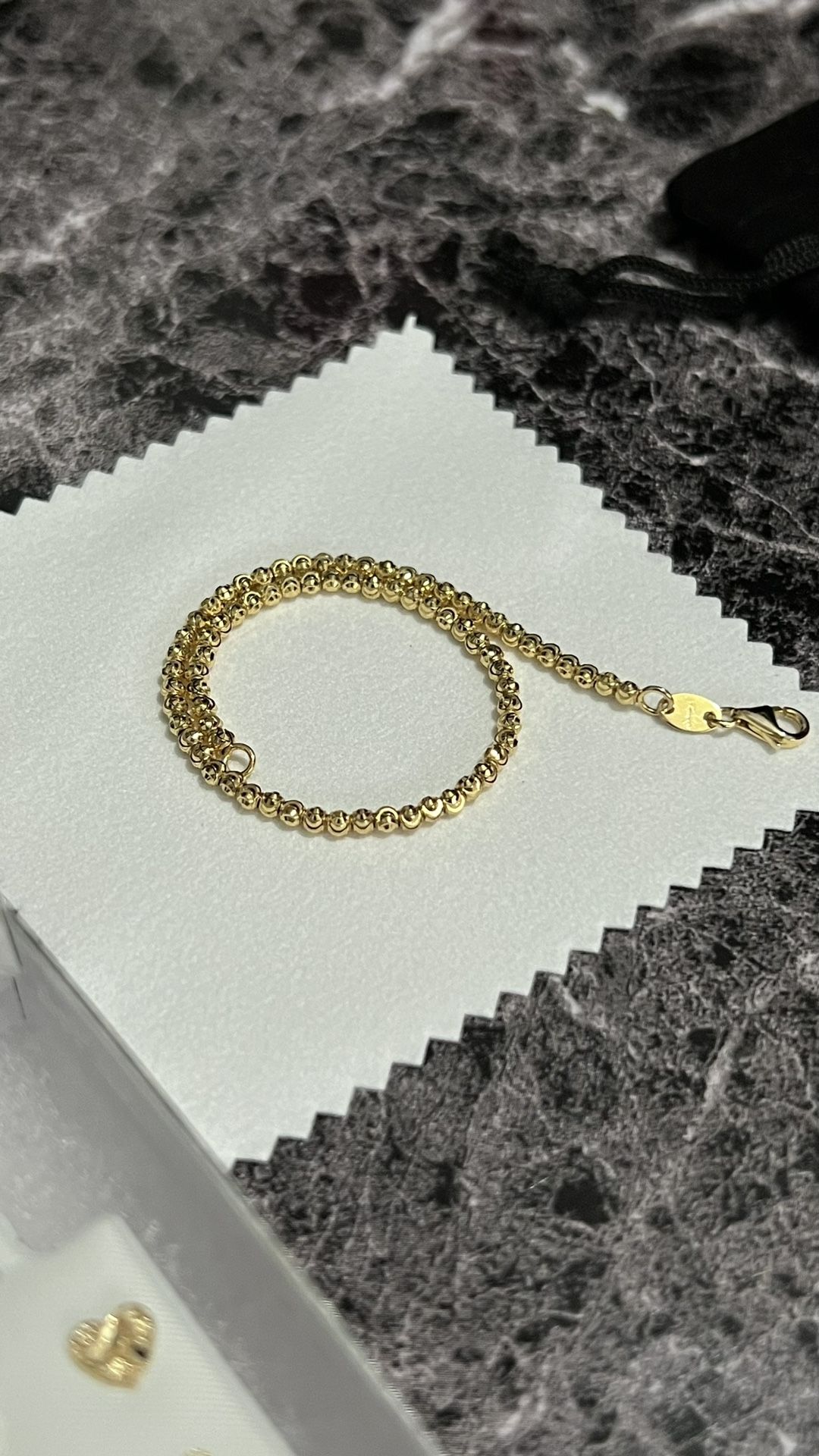 14k Mooncut Bracelet Only