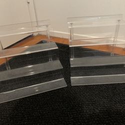 2 Acrylic Stands For Perfumes Or Figures