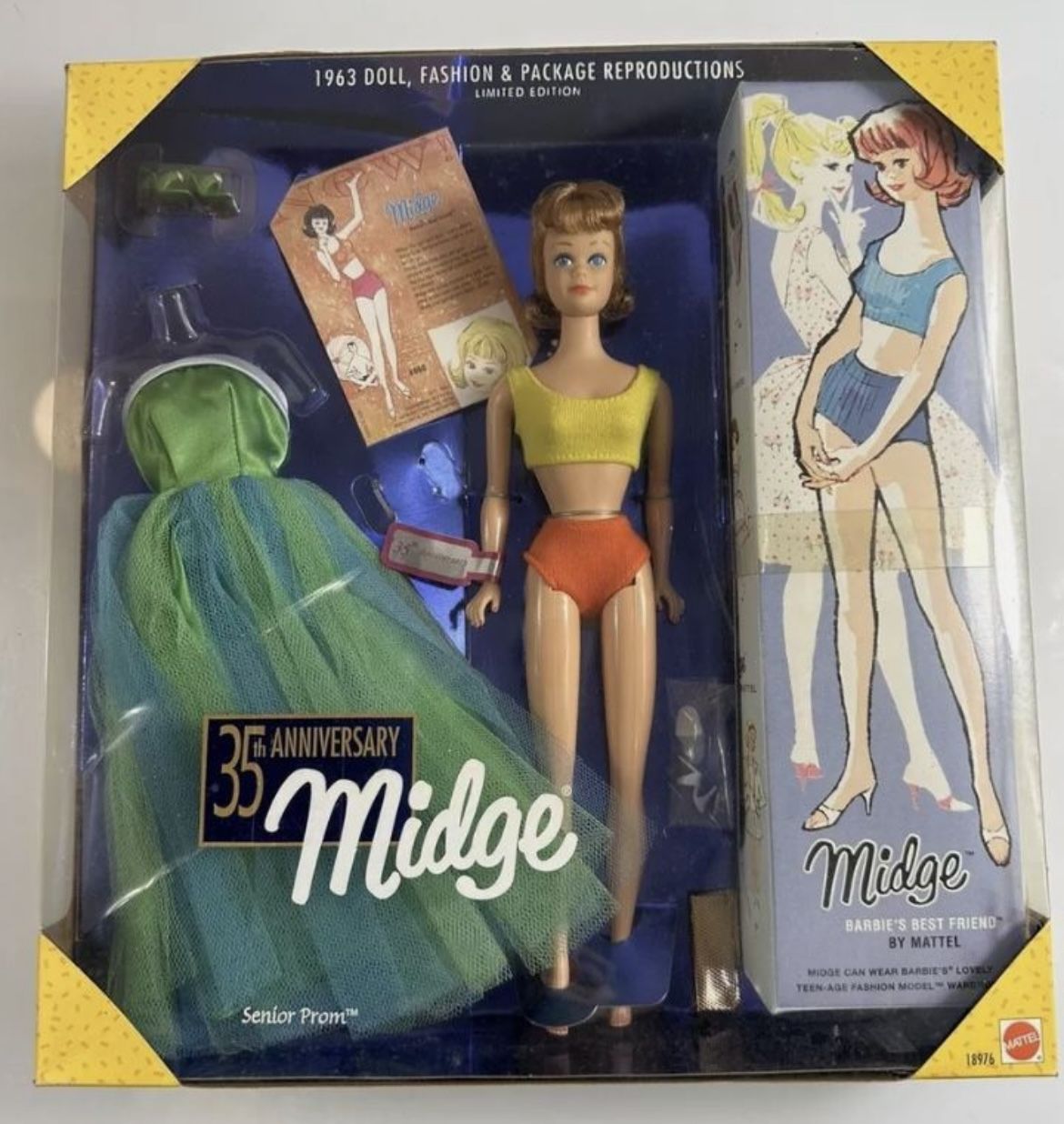 35th Anniversary Midge Barbie By Mattel 1997