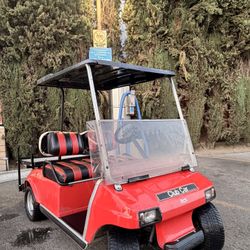 Clean Golf Cart