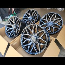 22" Fuel custom rims 22x10 -18mm offset