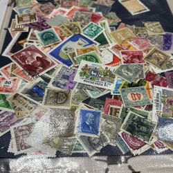 210 Postage Stamps From Hungry 