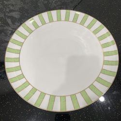 Round Platter 12 “ Amadeus Green by RICHARD GINORI 1735 Crafted In Italy