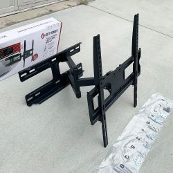 $25 (New) Full motion 32-55” tv wall mount swivel tilt vesa 400x400mm, max load 99 lbs